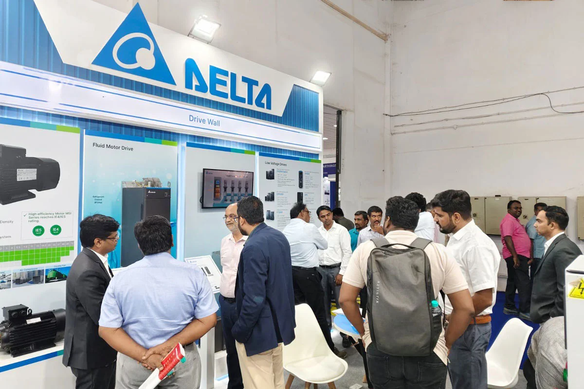  Delta's industrial solutions presents drew significant interest from many visitors at INTEC 2024